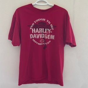 Harley Davidson RED SHIRT SIZE L